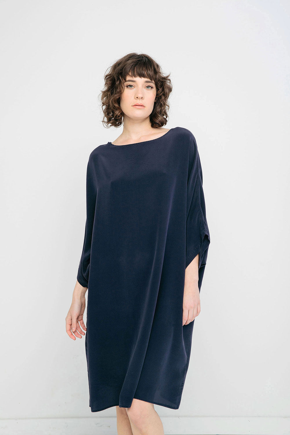 Artist Dress in Silk Crepe