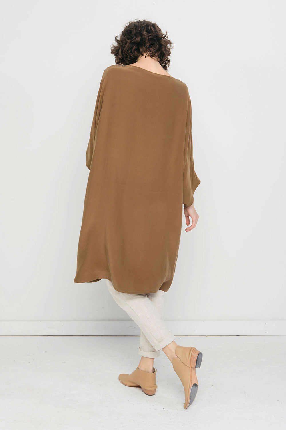 Artist Dress in Silk Crepe