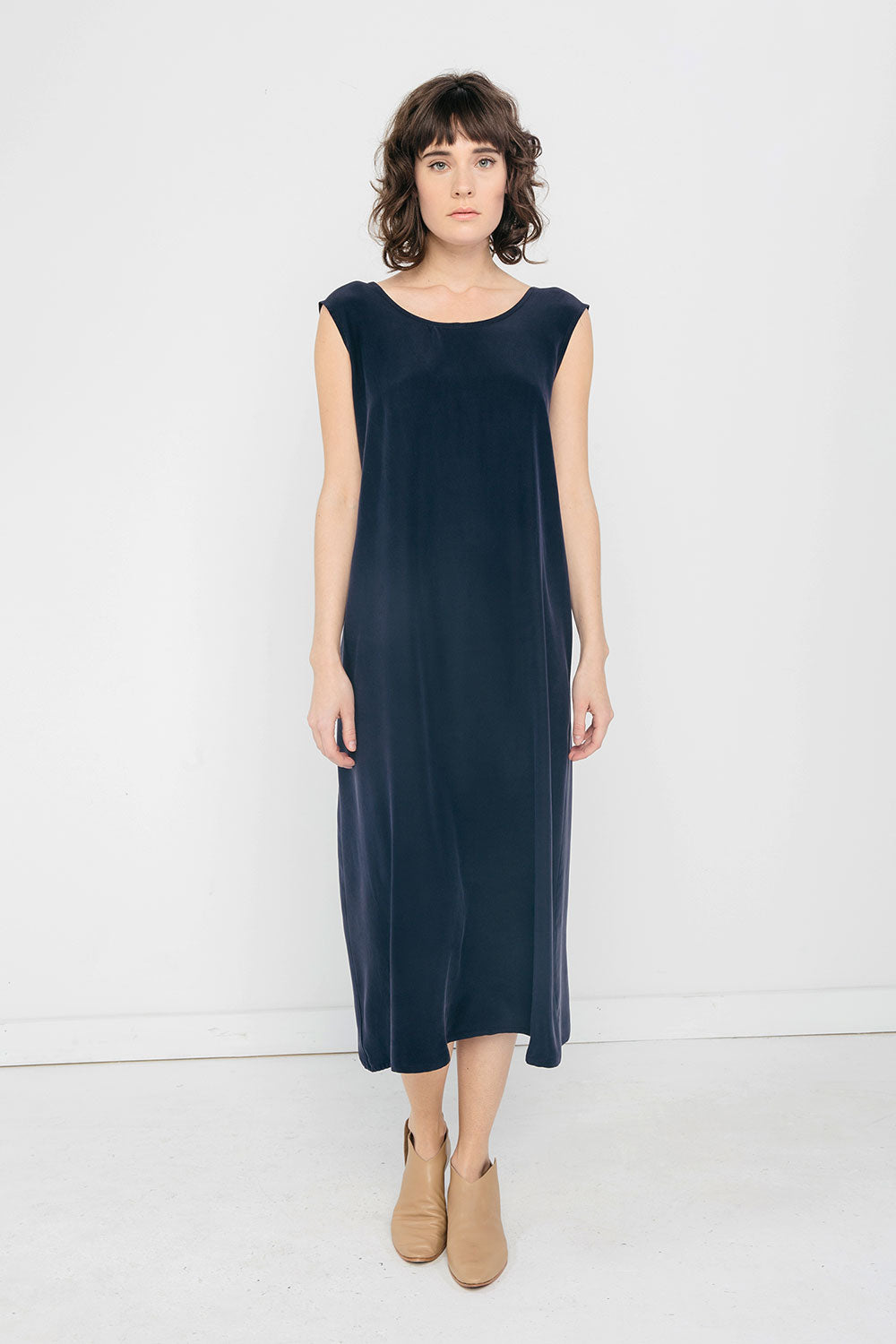 Marlena Midi in Silk Crepe