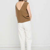 Marlena Tank in Silk Crepe