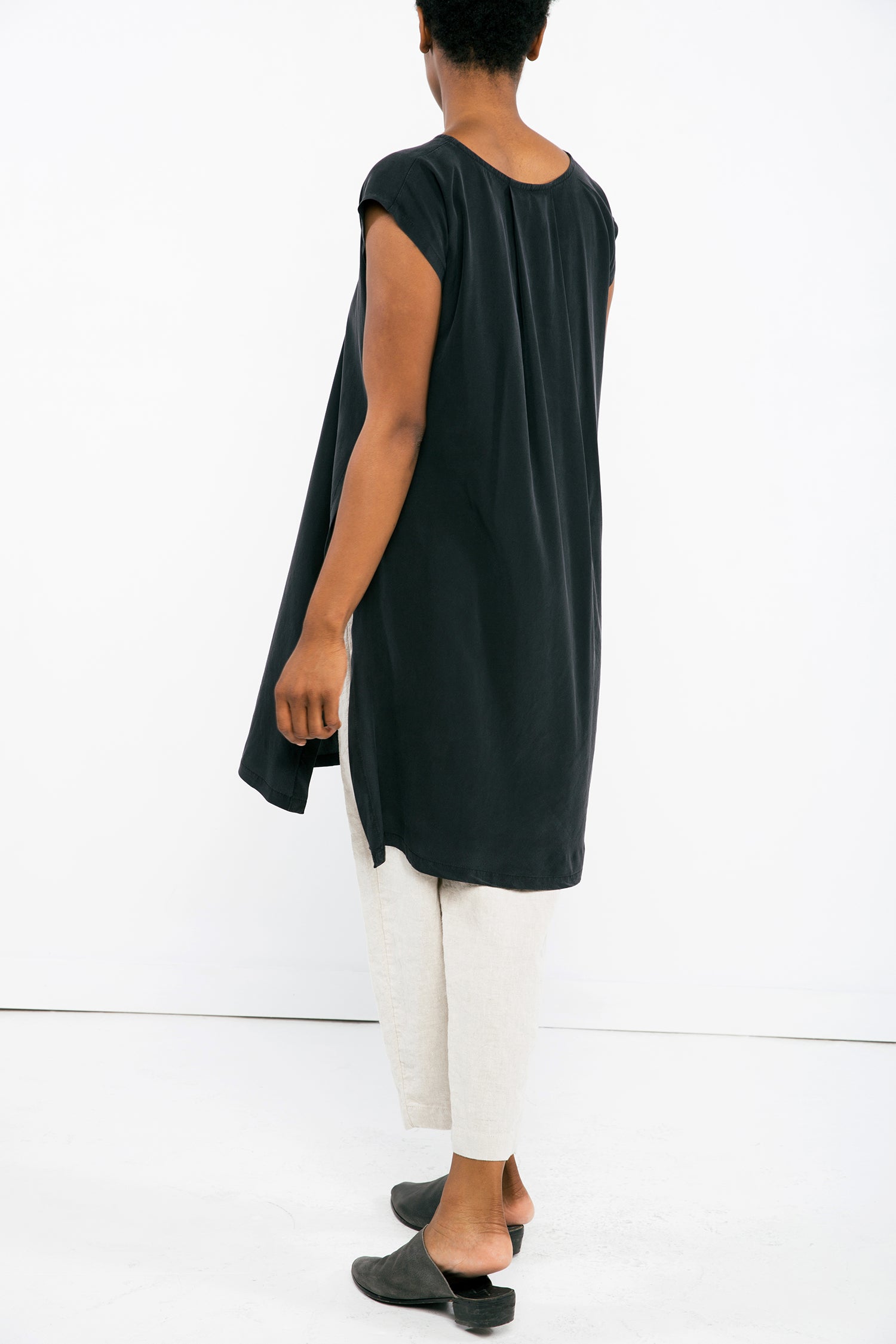 Josephine Tunic in Silk Crepe