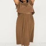 Linn Tee in Silk Crepe