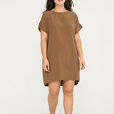 Georgia Dress in Silk Crepe