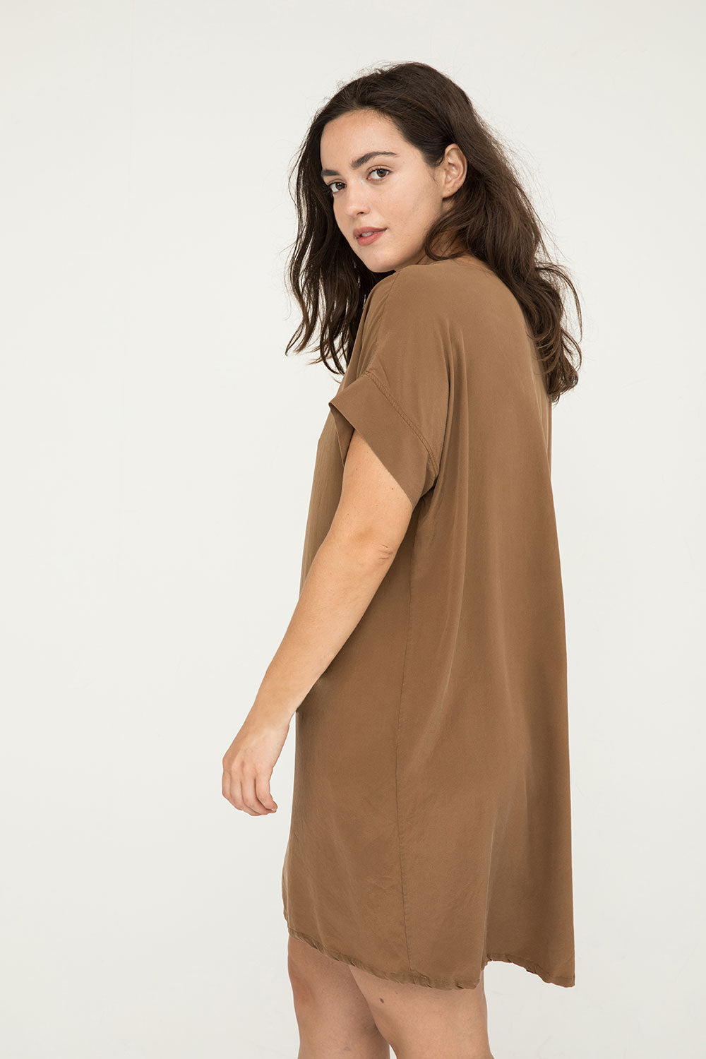 Georgia Dress in Silk Crepe