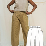 Clyde Culotte Digital Sewing Pattern | Coming Soon, Join the Waitlist →