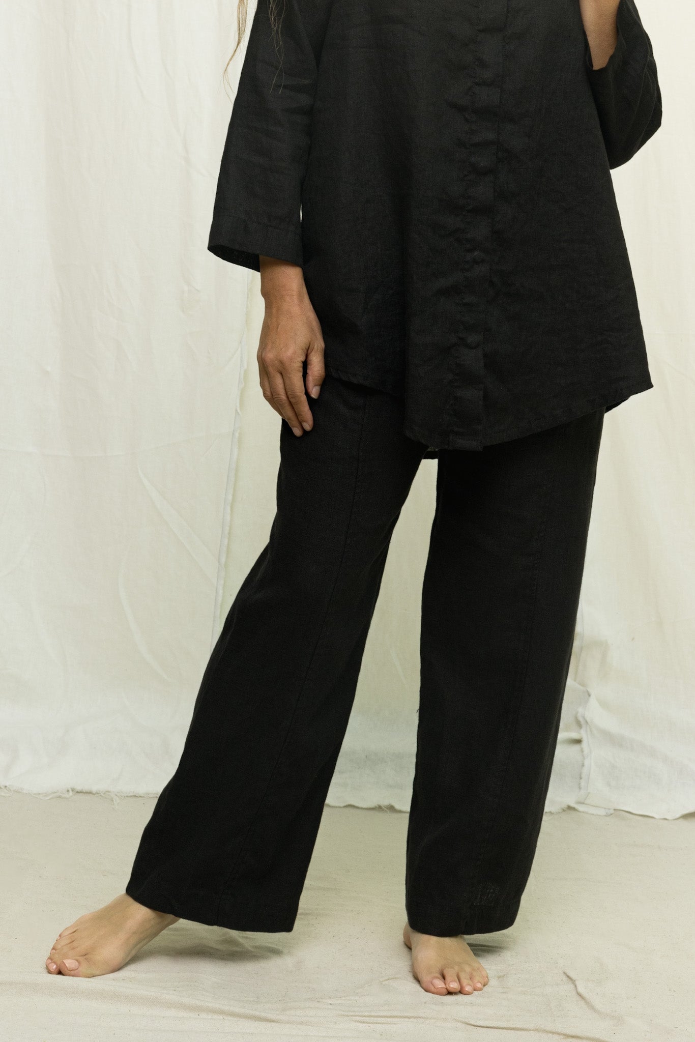 Clyde Culotte in Midweight Linen
