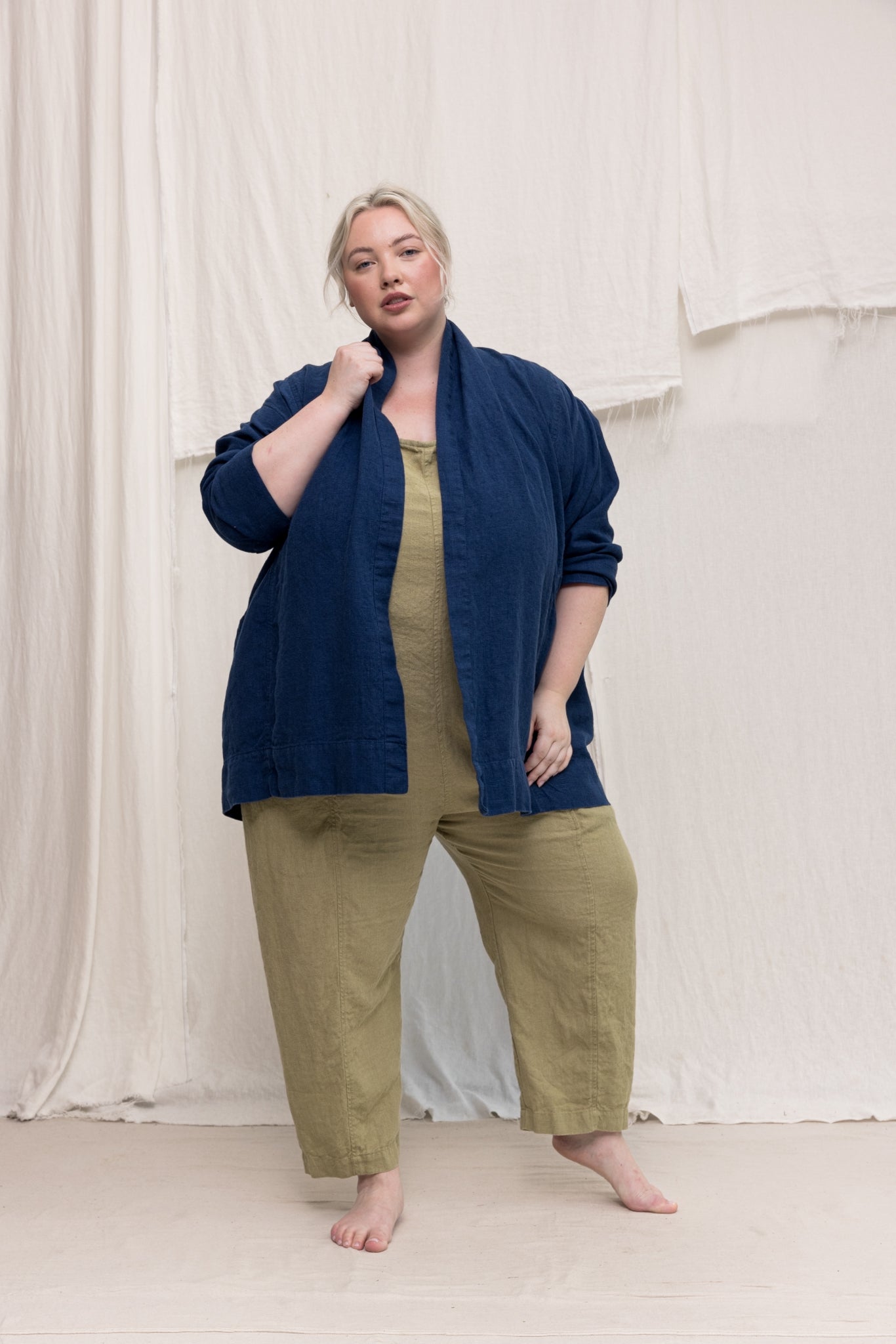 Clyde Jacket in Midweight Linen