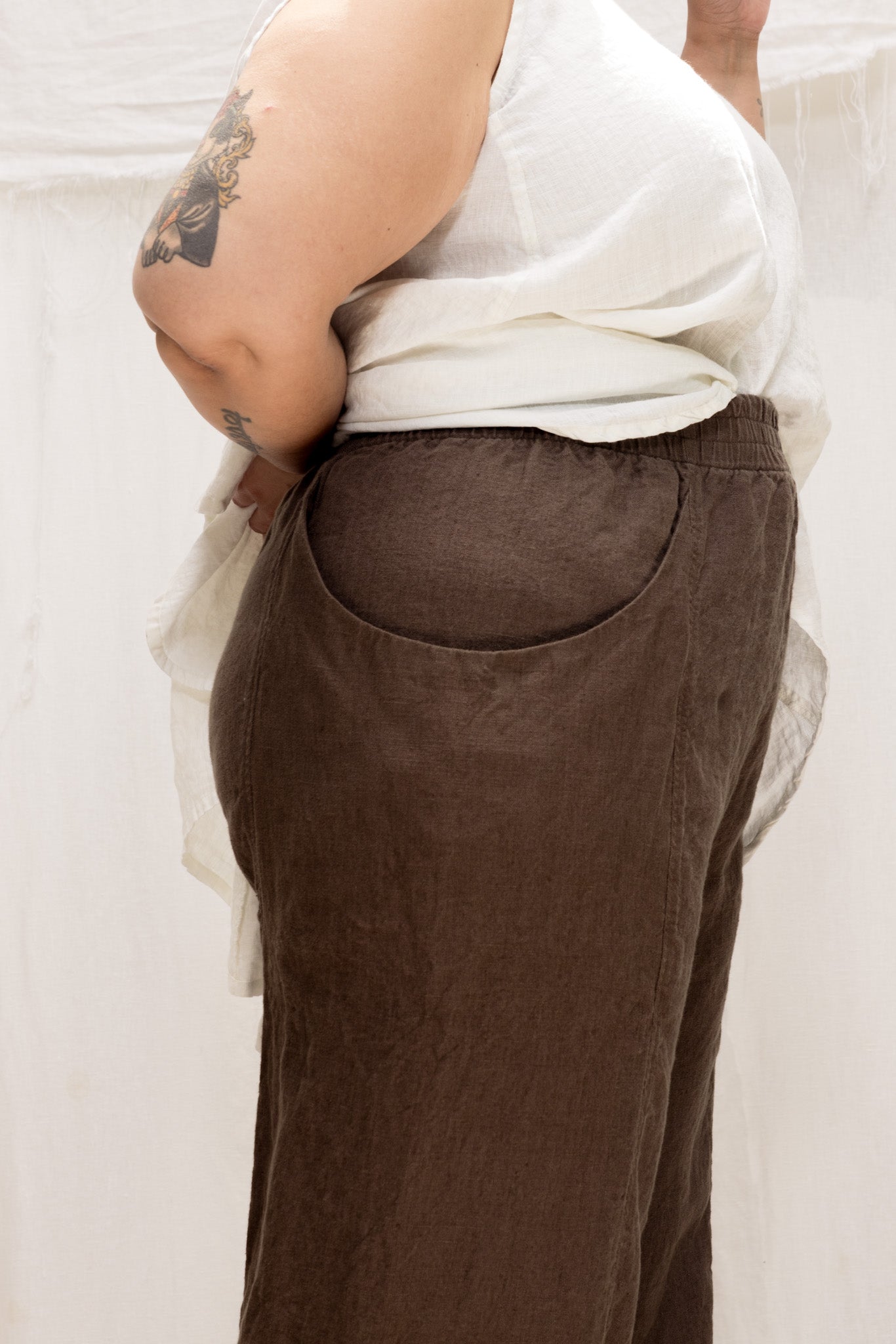 Clyde Culotte in Midweight Linen