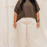 Andy Trouser in Organic Cotton Canvas Natural#color_natural