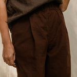 Andy Trouser in Organic Cotton Canvas Umber#color_umber