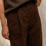 Andy Trouser in Organic Cotton Canvas Umber#color_umber