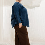 Clyde Culotte in Organic Cotton Canvas Umber#color_umber
