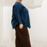 Clyde Culotte in Organic Cotton Canvas Umber#color_umber