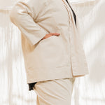 Clyde Jacket in Organic Cotton Canvas Natural#color_natural