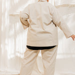 Clyde Jacket in Organic Cotton Canvas Natural#color_natural