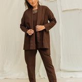 Clyde Jacket in Organic Cotton Canvas Umber#color_umber