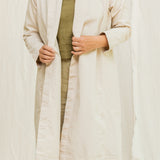 Clyde Trench in Organic Cotton Canvas Natural#color_natural
