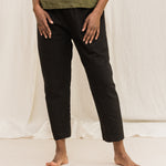 Clyde Work Pant in Organic Cotton Canvas Black#color_black
