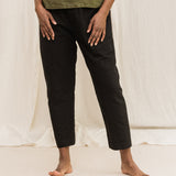 Clyde Work Pant in Organic Cotton Canvas Black#color_black