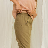 Clyde Work Pant in Organic Cotton Canvas Olivine#color_olivine