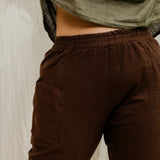 Clyde Work Pant in Organic Cotton Canvas Umber#color_umber