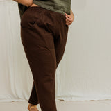 Clyde Work Pant in Organic Cotton Canvas Umber#color_umber