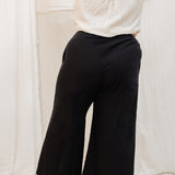 Florence Pant in Organic Cotton Canvas Black#color_black
