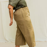 Florence Pant in Organic Cotton Canvas Olivine#color_olivine