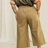 Florence Pant in Organic Cotton Canvas Olivine#color_olivine