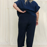 Andy Trouser in Washable Silk Midnight#color_midnight
