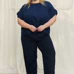 Andy Trouser in Washable Silk Midnight#color_midnight