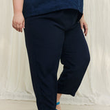 Andy Trouser in Washable Silk Midnight#color_midnight