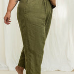 Andy Trouser in Midweight Linen Verte#color_verte