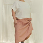 Bel Skirt in Lightweight Linen Canyon#color_canyon