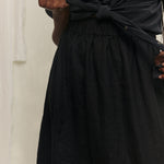 Bel Skirt in Lightweight Linen Ink#color_ink