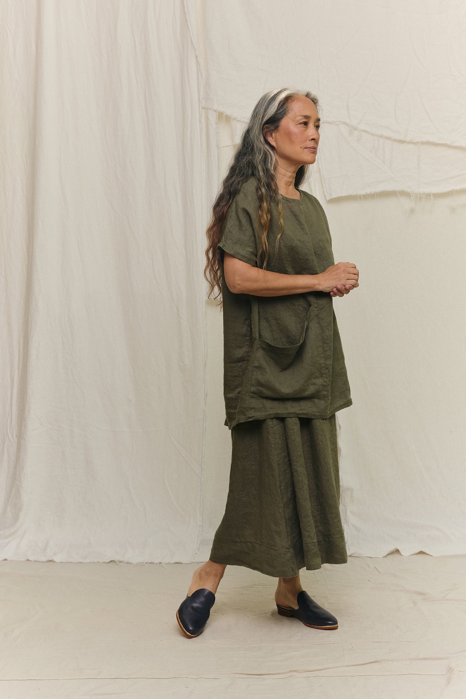 Lightweight Linen | Lichen