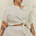 Bel Skirt in Lightweight Linen Salt#color_salt