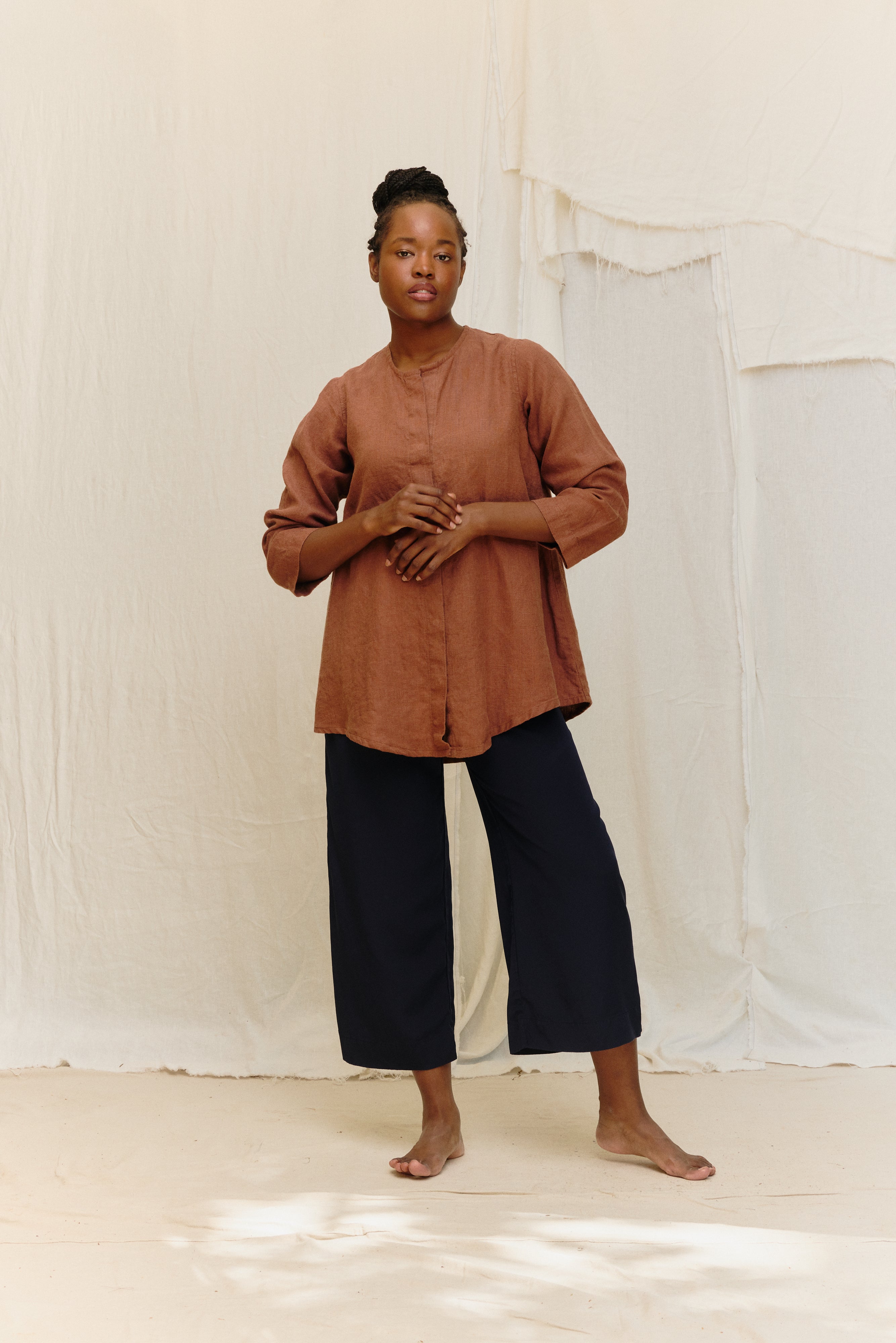 Florence Pant in Silk Crepe – ES Made by Me