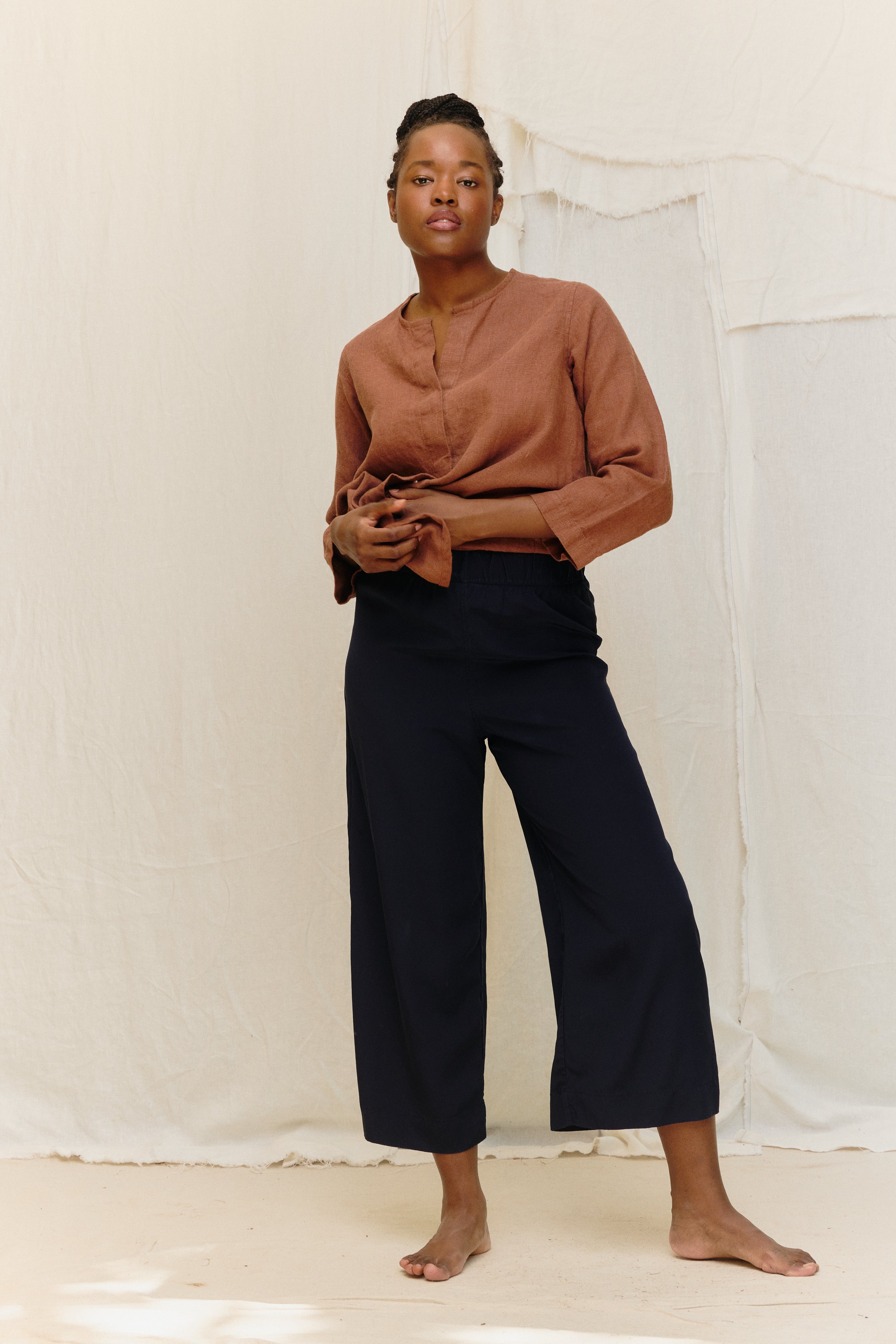 Florence Pant in Silk Crepe – ES Made by Me