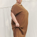 Georgia Midi in Washable Silk Ochre#color_ochre