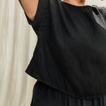 Georgia Tee in Midweight Linen Ink#color_ink