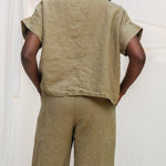 Georgia Tee in Midweight Linen Pear#color_pear