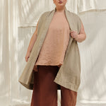Harlow Tunic in Lightweight Linen Canyon#color_canyon