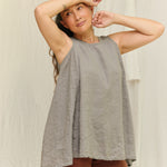 Harlow Tunic in Lightweight Linen Overcast#color_overcast