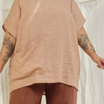 Harper Tunic in Lightweight Linen Canyon#color_canyon