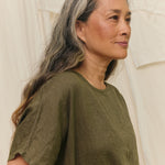 Harper Tunic in Lightweight Linen Lichen#color_lichen