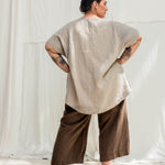 Harper Tunic in Midweight Linen Flax#color_flax