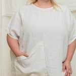 Harper Tunic in Midweight Linen Salt#color_salt