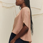Linn Tee in Lightweight Linen Canyon#color_canyon