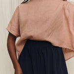 Linn Tee in Lightweight Linen Canyon#color_canyon